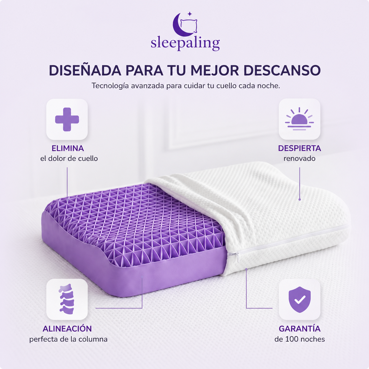 “Si te levantas con dolor de cuello... esto es para ti”